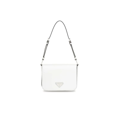 PRADA BRUSHED LEATHER SHOULDER BAG 1BD308 (21*15*6cm) 